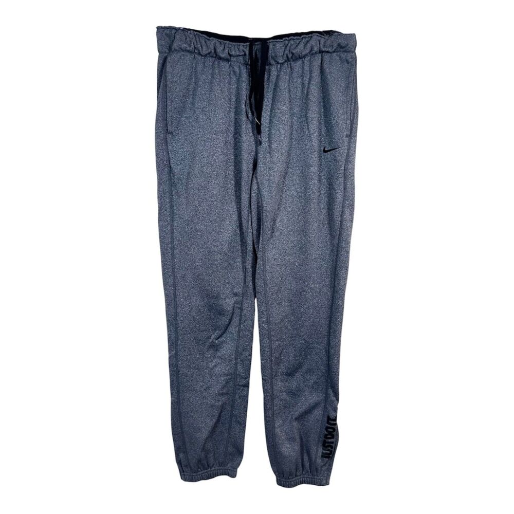 Nike Therma-Fit Sweatpants Womens XS Gray Ankle Slit Just Do It